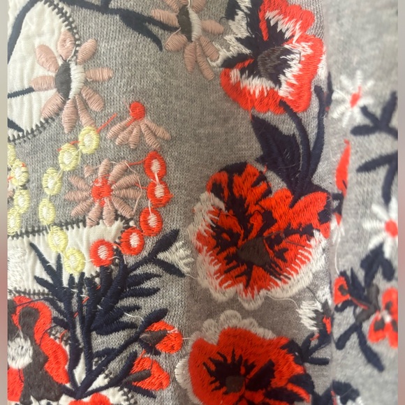 Free People At My Beat Embroidered Logo Hoodie Gray - Picture 10 of 14